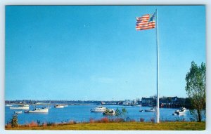 GREENPORT, Long Island New York NY ~ Anchorage STERLING CREEK 1950s-60s Postcard