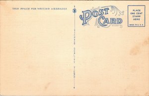 Vtg 1930s View of Italian Garden Longwood Wilmington Delaware DE Unused Postcard