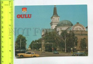 475288 Finland coat of arms Oulu Cathedral Old postcard