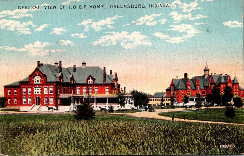 Indiana Greensburg I O O F Odd Fellows Home General View