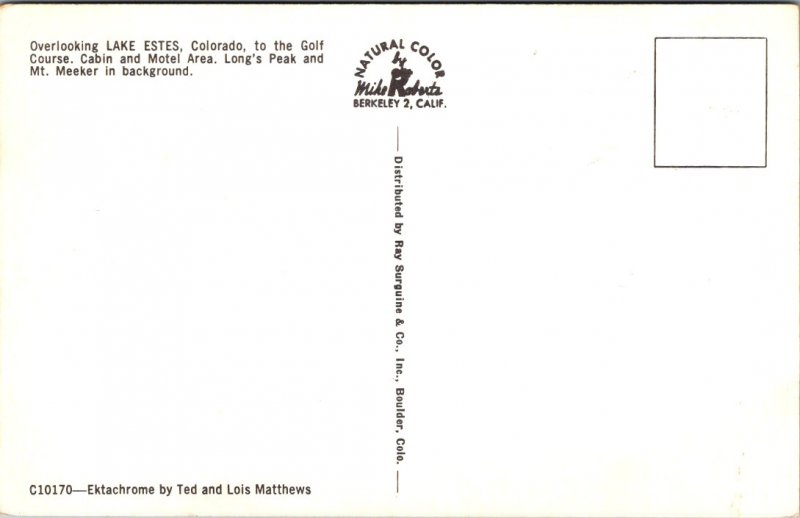 Colorado - Lake Estes & Golf Course - [CO-443]