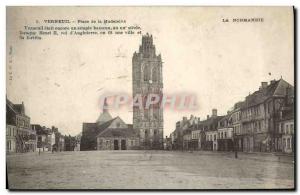 Postcard Old Verneuil Place de la Madeleine