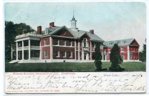 Womans Building University Illinois Champaign IL 1906 postcard