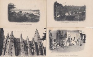 IVORY COAST COTE D'IVOIRE 36 Vintage Africa Postcards Mostly pre-1940 (L4134)