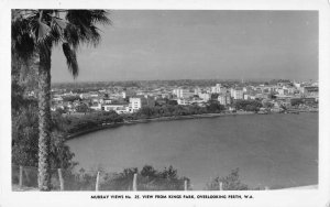 Perth Australia View from Kings Park Real Photo Postcard AA50751