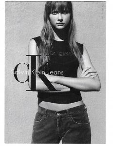 CK Calvin Klein Jeans 2000  Maxracks 4 by 6 Card