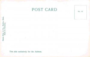 USS Missouri in Dry Dock Charleston Navy Yard Boston MA 1910c postcard