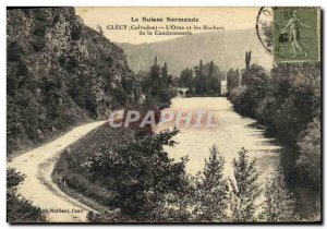 Old Postcard Clecy L Orne and Rocks of the Cambronnerie