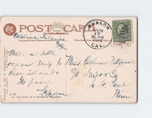 Postcard Avalon from Sugar Loaf, Santa Catalina Island, Avalon, California