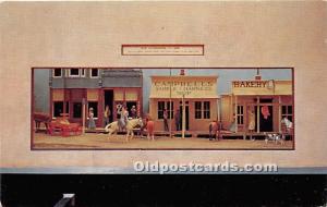 Old Claremore in 1895, Diarama in West Gallery, Five Tribes Trading Post Clar...