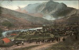 Cattle Ranch Out West - Grand Canyon Cancel c1910 Postcard