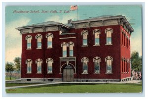 1913 Hawthorne School Sioux Falls South Dakota SD Posted Antique Postcard 