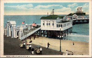 Heinz 57 Pier Atlantic City NJ UNP WB Postcard L8