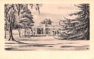 Home of Franklin D Roosevelt Hyde Park, New York Postcard