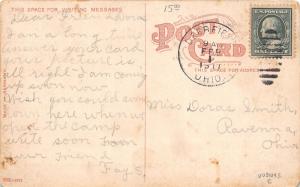 F10/ Alliance Ohio Postcard Fire Department 1911 Auto Engine No3