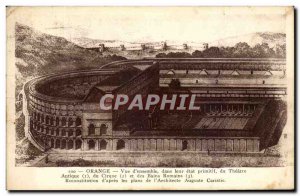 Old Postcard View of Orange & # 39Ensemble In their primitive state of the an...