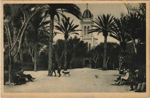 CPA AK TUNISIE BIZERTE - Square d'Europe (133132)