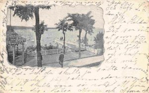 Hempstead Harbor from Sea Cliff Yacht Club Long Island New York 1904 postcard