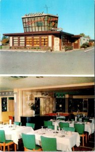 Williamsville NY New York ESMOND'S RESTAURANT Erie Co ROADSIDE ca1950's Postcard