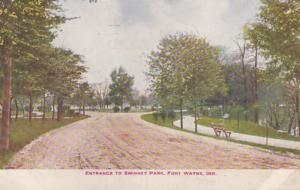 Indiana Fort Wayne Entrance To Swinney Park 1908