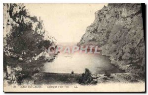 Postcard Old Bay of Cassis Calanque of En Vau