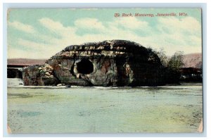 1911 View Of The Rock Monteray Janesville Wisconsin WI Posted Antique Postcard