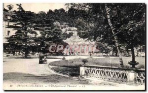 Old Postcard Uriage les Bains The Thermal baths