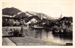 J43/ Sun Valley Idaho RPPC Postcard c1950s The Village Square Lodge 219