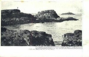 High & Pulpit Rocks - Lynn, Massachusetts MA Postcard