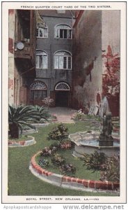 Louisiana New Orleans French Quarter Court Yard Of The Two Sisters On Royal S...