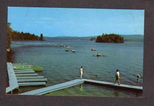 ME Boyland Boys Camp Naples Maine Postcard Brothers of Christian Instruction