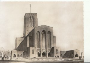 Surrey Postcard - Guildford Cathedral - The West End As It Will Be - Ref 17386A