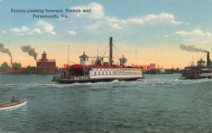 VA, Portsmouth, Virginia, Ferries Crossing to Norfolk, Ferry Superior