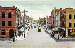 Poulett Street Owen Sound Ontario ON Unused Souvenir Mailing Postcard H8