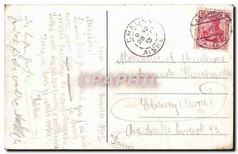 Old Postcard Aachen Waldschosschen