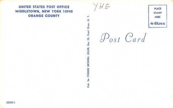 US Post Office in Middletown, New York