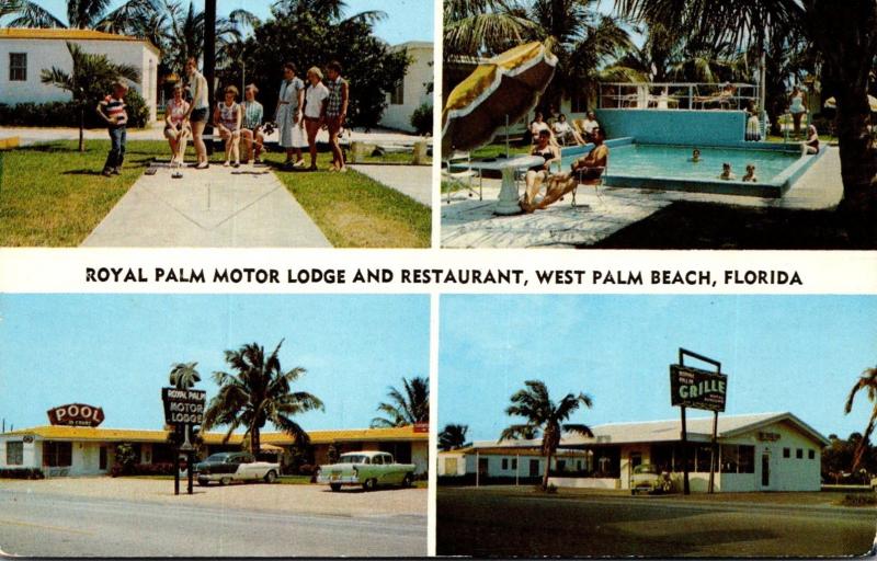 Florida West Palm Beach Royal Palm Motor Lodge and Restaurant 1961
