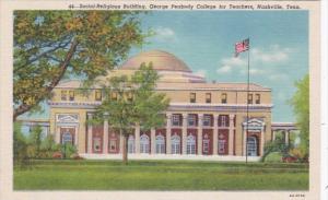 Tennessee Nashville Social Religious Building George Peabody College For Teac...