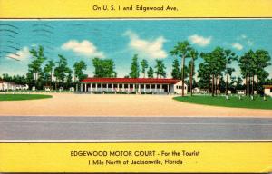 Florida Jacksonville Edgewood Motor Court 1959