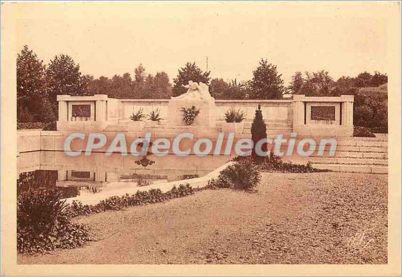 Modern Postcard Peronne (Somme) 1931 Monument to the 121 who died for France ...