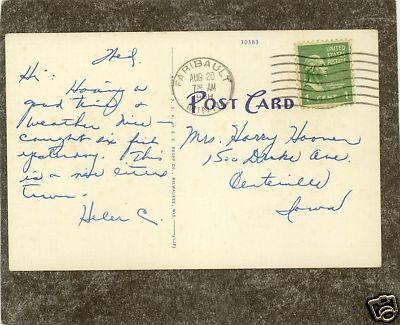FARIBALT MN MINNESOTA STATE SCHOOL 1948 Postcard