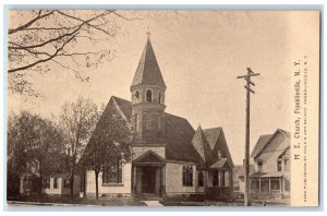 c1910 ME Church Chapel Exterior Franklinville New York Vintage Antique Postcard