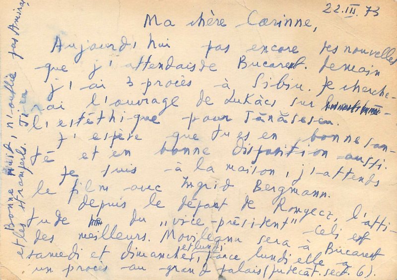 Post postman Romania postal stationery postcard 9 october Postal Union day