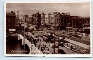 Postcard - O'Connell Street And Bridge - Dublin, Ireland