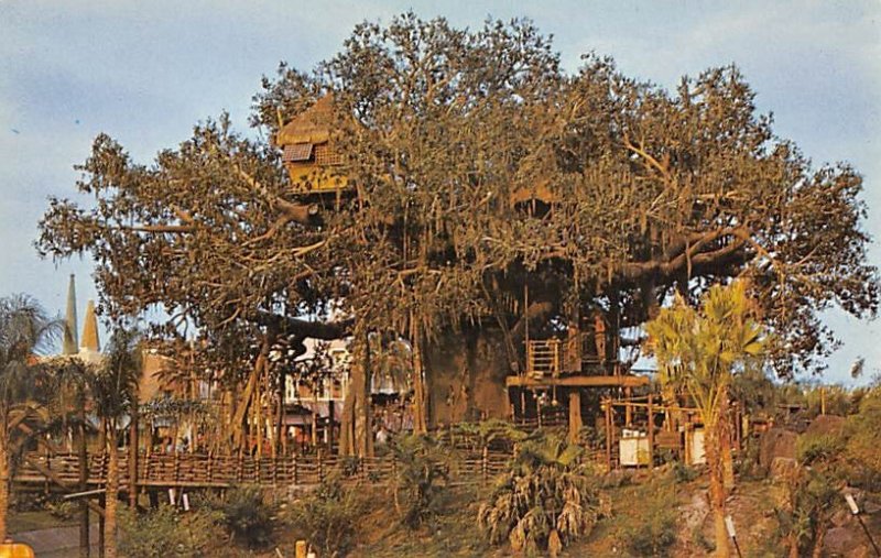 Swiss family Island treehouse Adventureland Disneyland, CA, USA Disney Unused 