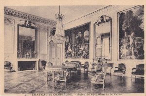 Salon De Reception La Reine Chateau De Compiegne Old French Postcard