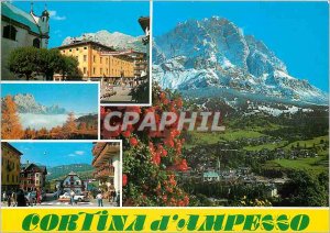 'Postcard Modern Dolomiti Cortina d''Ampezzo 1224 m'