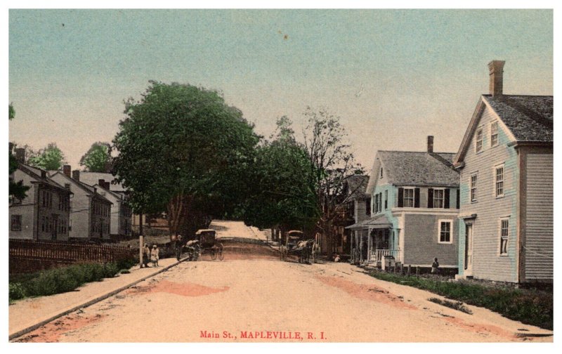 Rhode Island   Mapleville  Main street