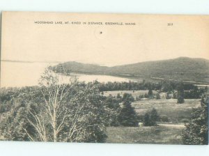 1920's LAKE SCENE Greenville - Near The Forks & Dover-Foxcroft Maine ME AE5256
