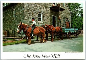 Postcard - The John Herr Mill, Pennsylvania